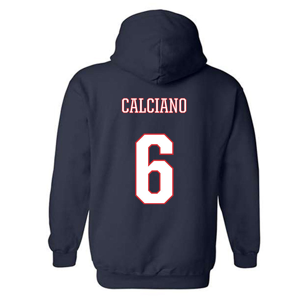 UConn - NCAA Softball : Ava Calciano - Classic Shersey Hooded Sweatshirt-1