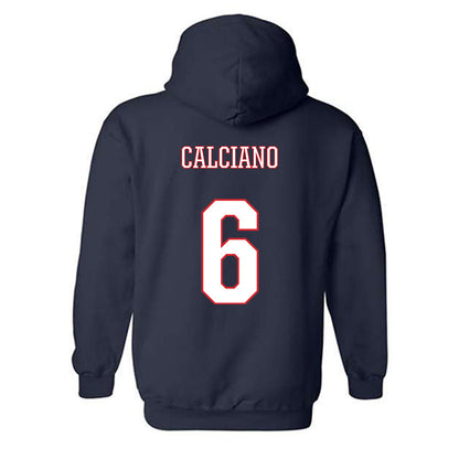 UConn - NCAA Softball : Ava Calciano - Classic Shersey Hooded Sweatshirt-1