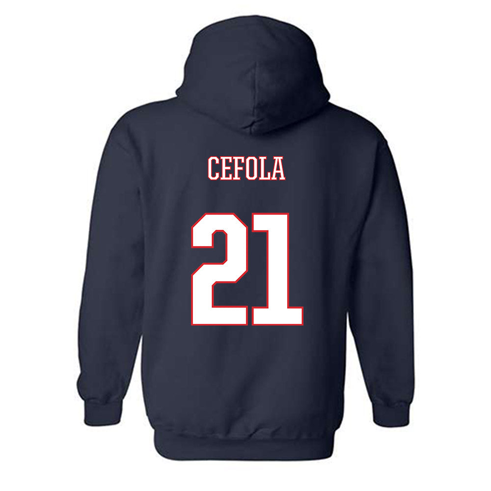 UConn - NCAA Softball : Bella Cefola - Classic Shersey Hooded Sweatshirt-1