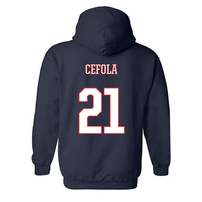 UConn - NCAA Softball : Bella Cefola - Classic Shersey Hooded Sweatshirt-1