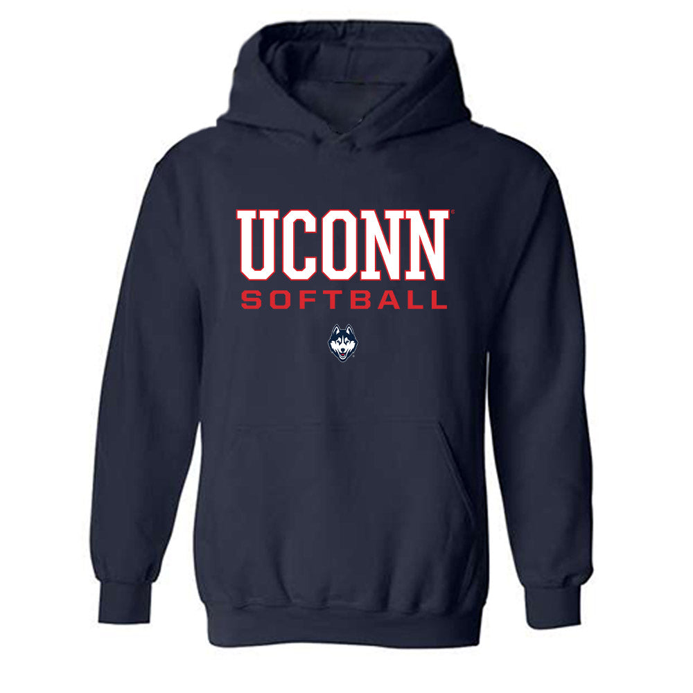 UConn - NCAA Softball : Alexis Juhl - Classic Shersey Hooded Sweatshirt-0