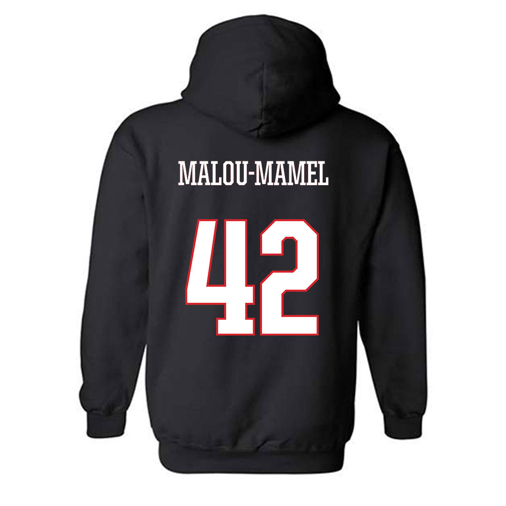 UConn - NCAA Women's Basketball : Gandy Malou-Mamel - Classic Shersey Hooded Sweatshirt-1