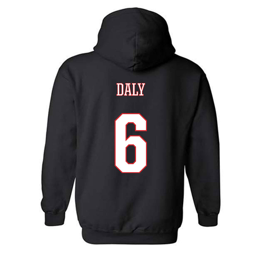 UConn - NCAA Women's Field Hockey : Erin Daly - Classic Shersey Hooded Sweatshirt-1