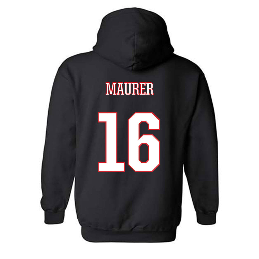 UConn - NCAA Women's Lacrosse : Aubrey Maurer - Classic Shersey Hooded Sweatshirt-1