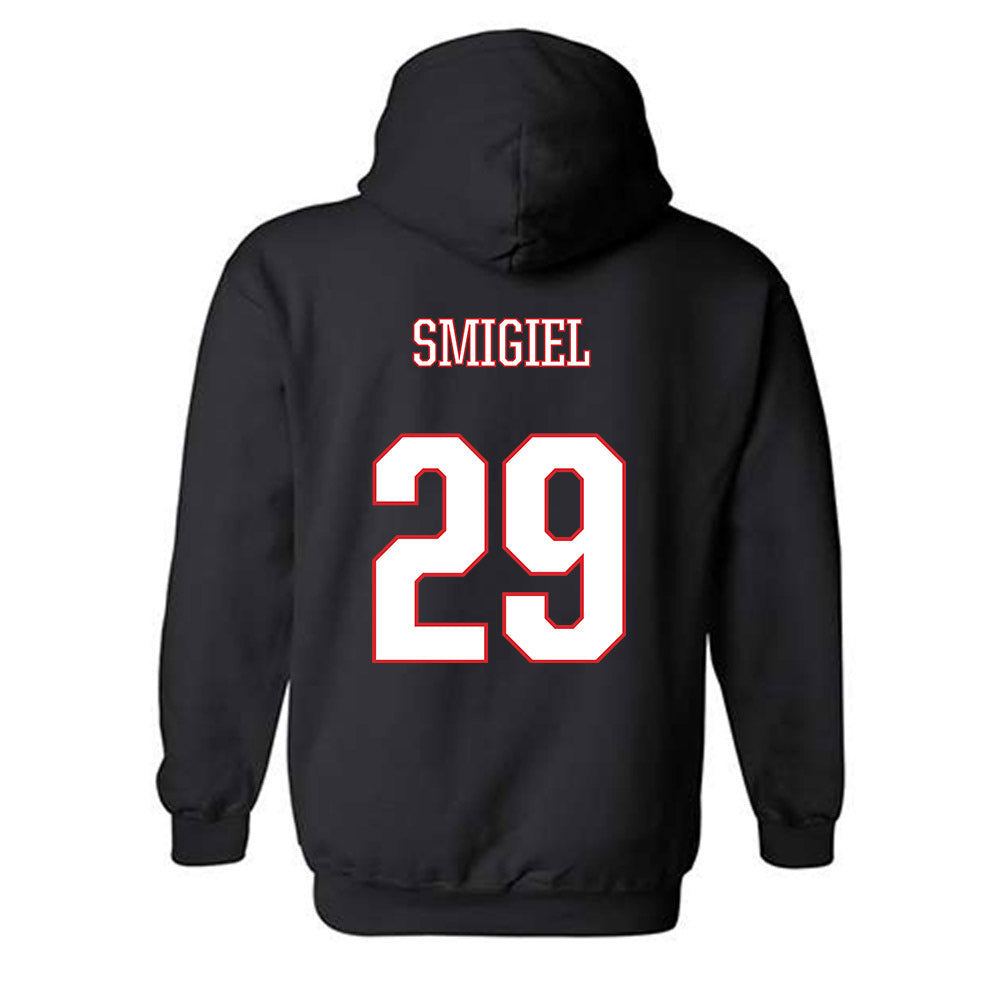 UConn - NCAA Women's Lacrosse : Lucia Smigiel - Classic Shersey Hooded Sweatshirt-1