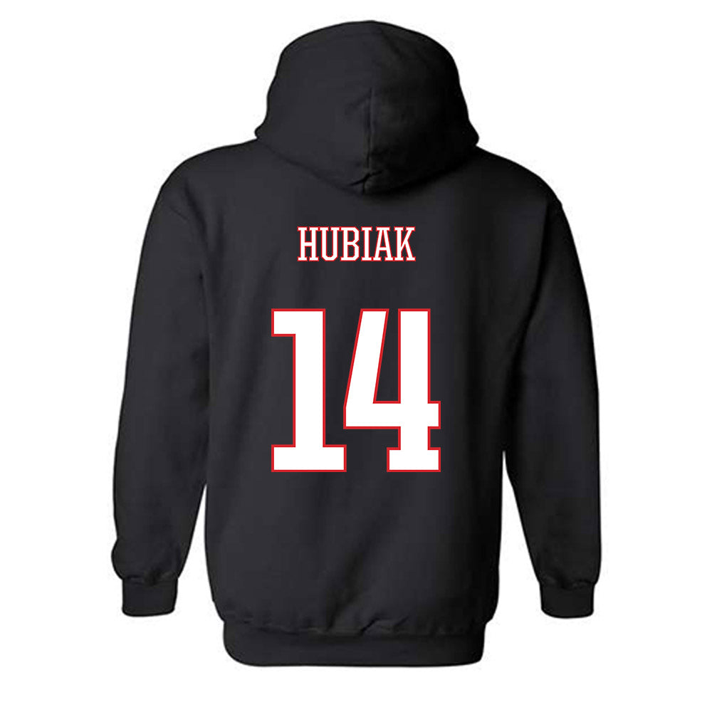 UConn - NCAA Women's Lacrosse : Caitlyn Hubiak - Classic Shersey Hooded Sweatshirt-1