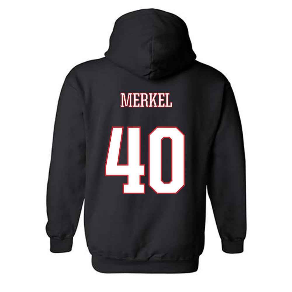 UConn - NCAA Women's Lacrosse : McKenna Merkel - Classic Shersey Hooded Sweatshirt-1