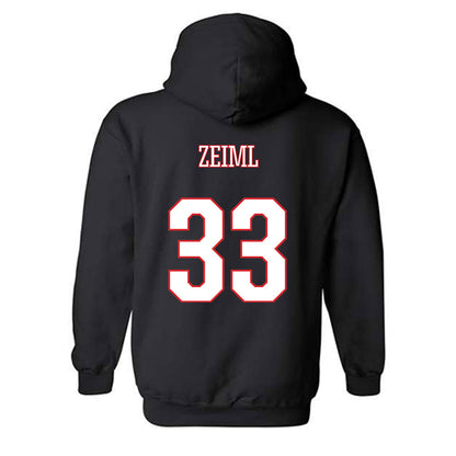 UConn - NCAA Women's Lacrosse : Sofia Zeiml - Classic Shersey Hooded Sweatshirt-1