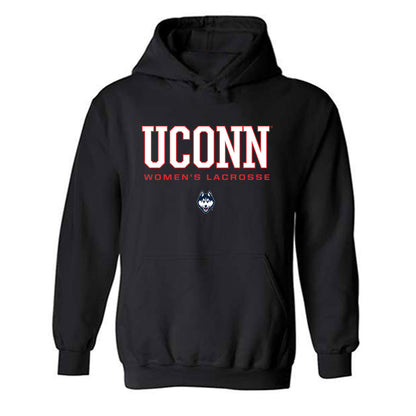 UConn - NCAA Women's Lacrosse : Caitlyn Hubiak - Classic Shersey Hooded Sweatshirt-0