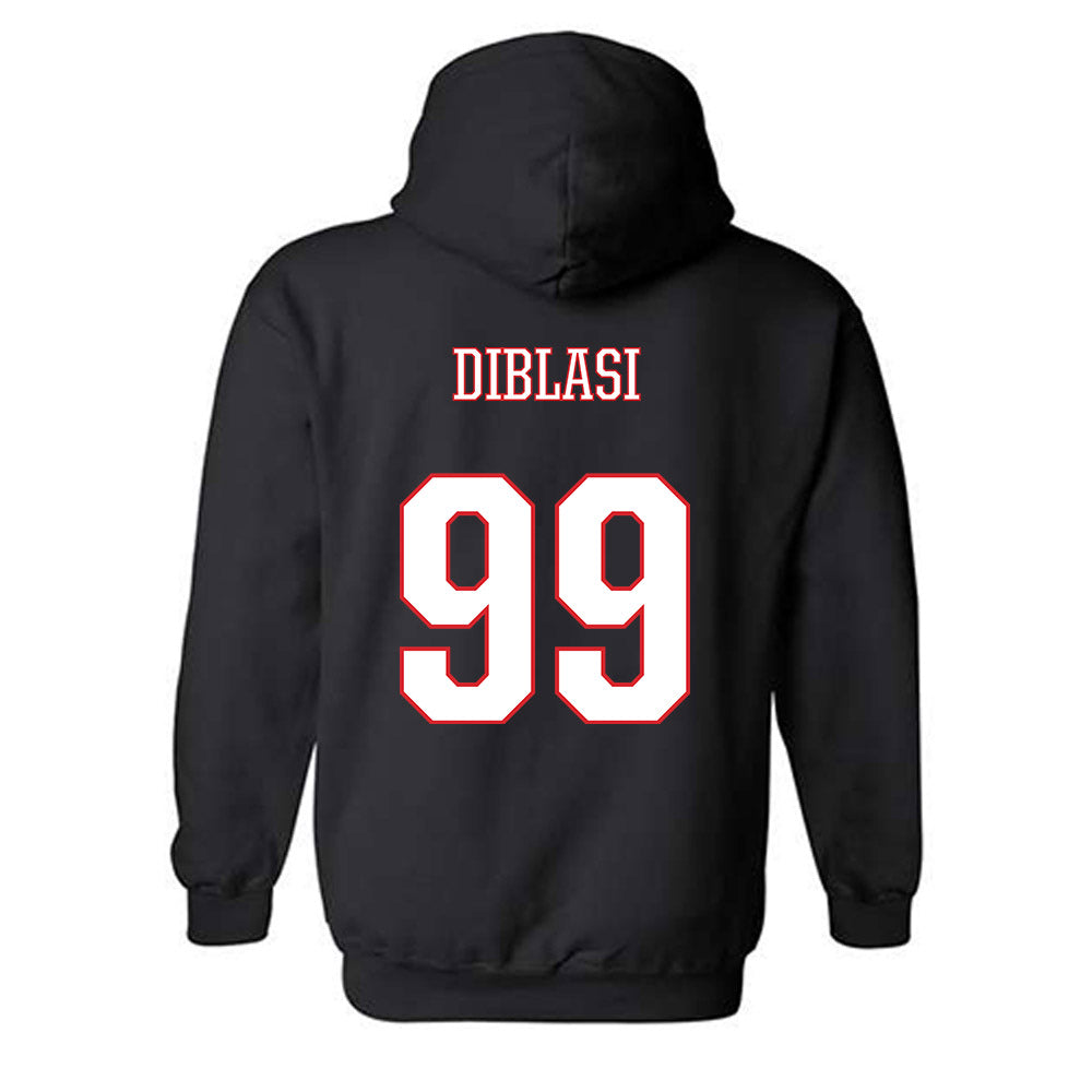 UConn - NCAA Women's Soccer : Elizabeth DiBlasi - Classic Shersey Hooded Sweatshirt-1