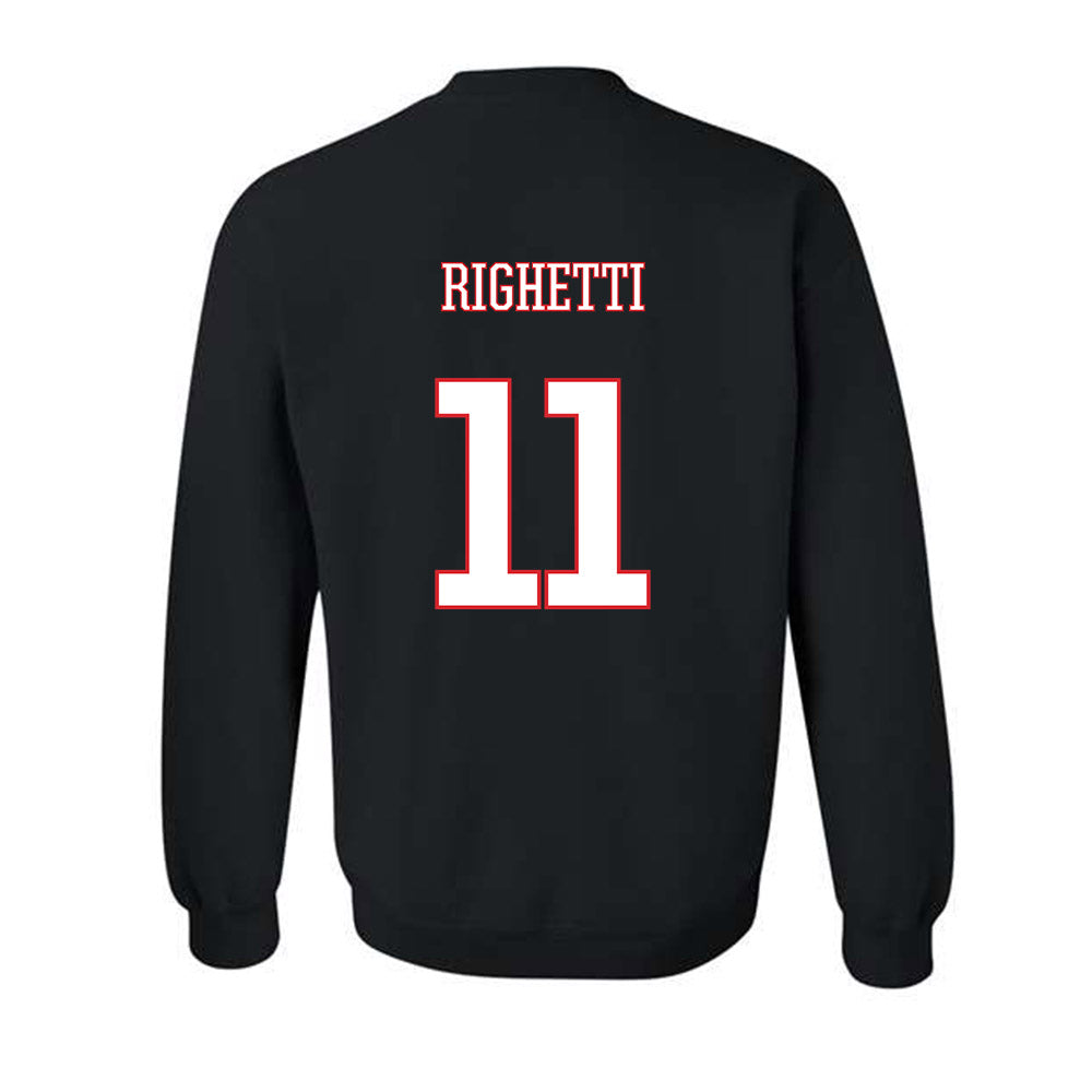 UConn - NCAA Women's Soccer : Tiana Righetti - Classic Shersey Crewneck Sweatshirt-1