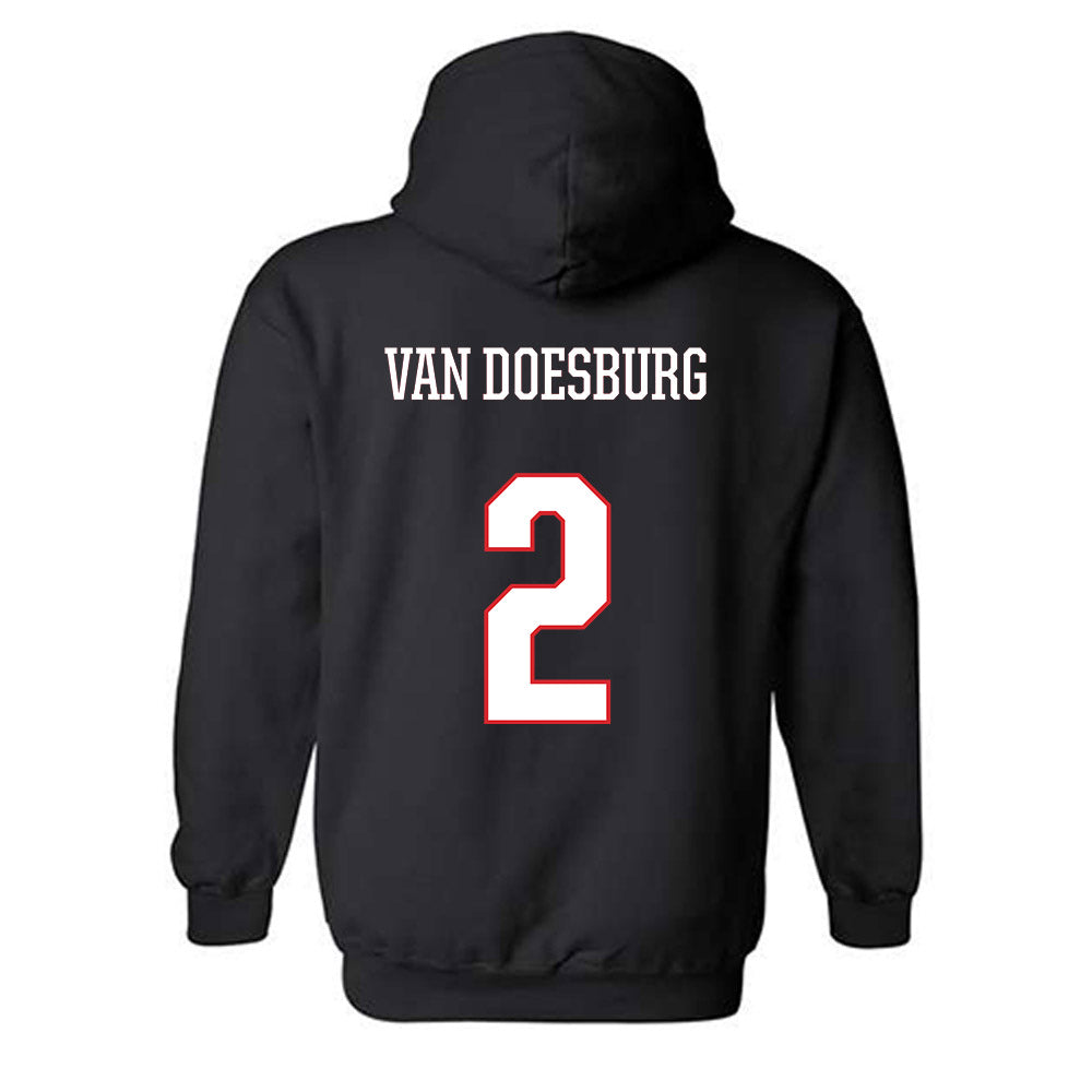 UConn - NCAA Women's Soccer : Maree-Anne Van Doesburg - Classic Shersey Hooded Sweatshirt-1