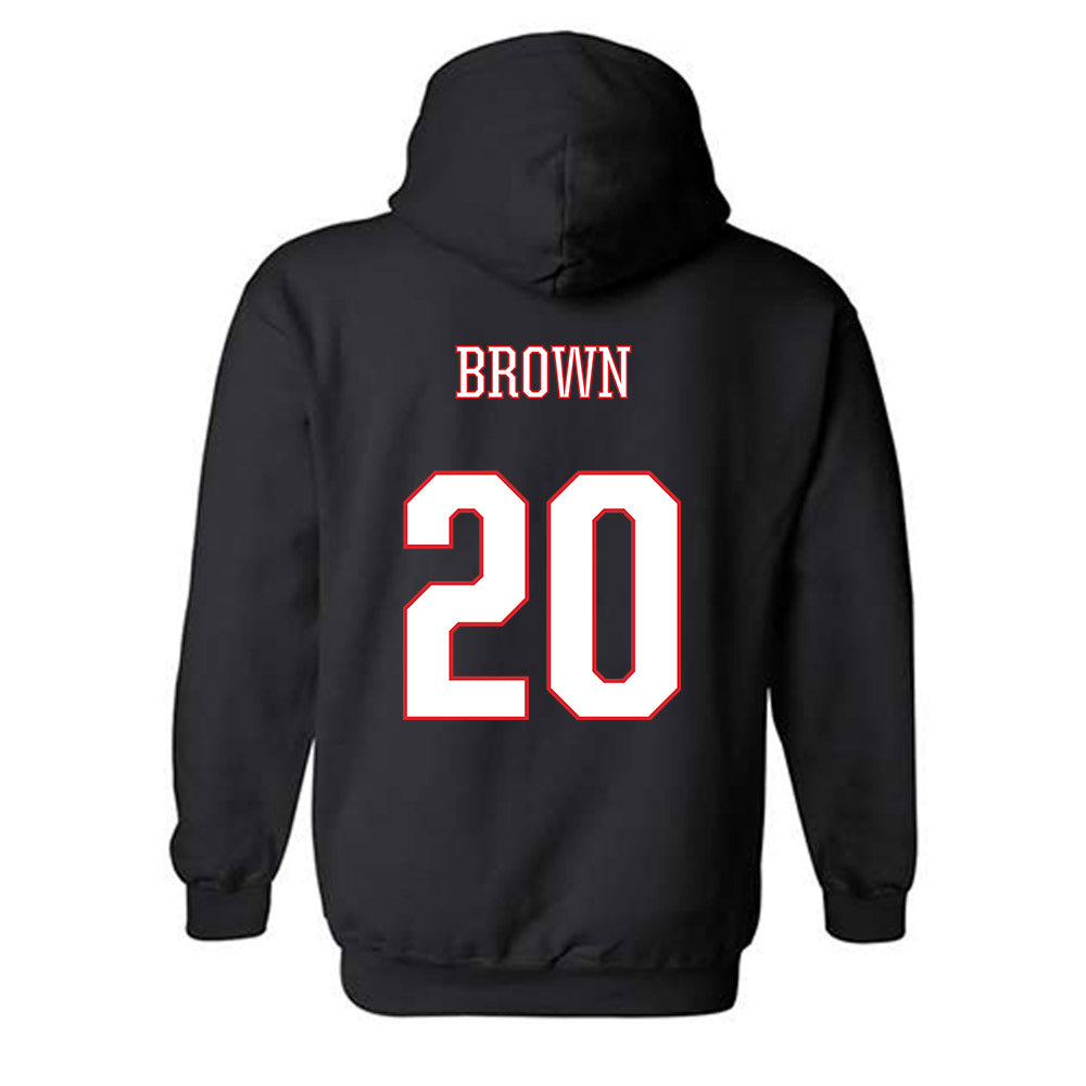 UConn - NCAA Women's Soccer : Brooke Brown - Classic Shersey Hooded Sweatshirt-1