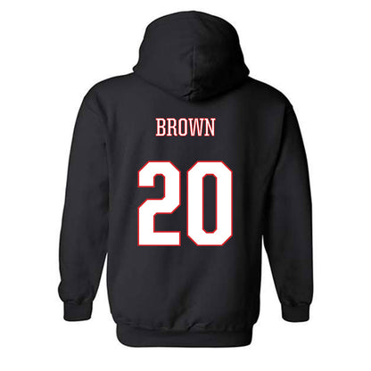 UConn - NCAA Women's Soccer : Brooke Brown - Classic Shersey Hooded Sweatshirt-1