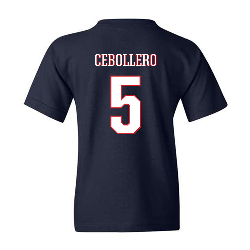 UConn - NCAA Women's Volleyball : Ayva Cebollero - Youth T-Shirt