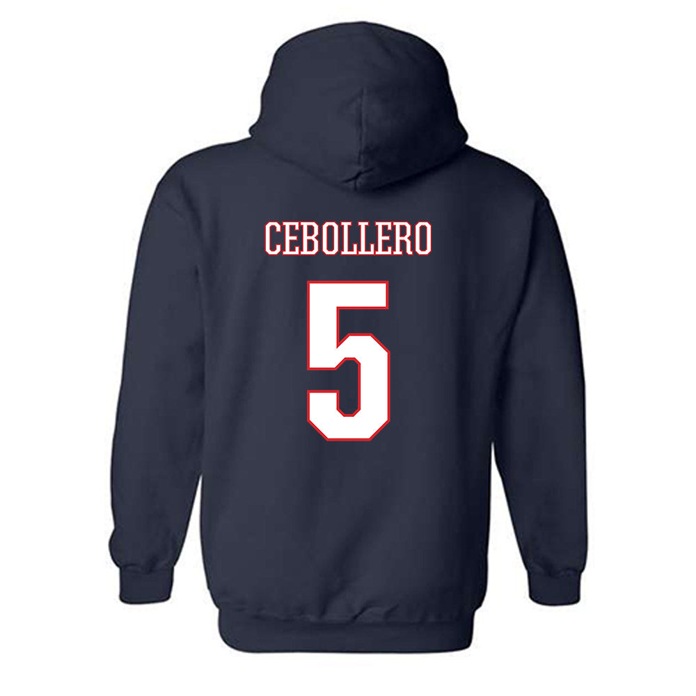 UConn - NCAA Women's Volleyball : Ayva Cebollero - Hooded Sweatshirt