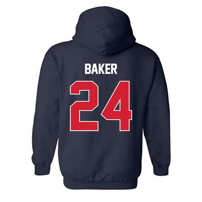 Gonzaga - NCAA Baseball : Simon Baker - Classic Shersey Hooded Sweatshirt-1