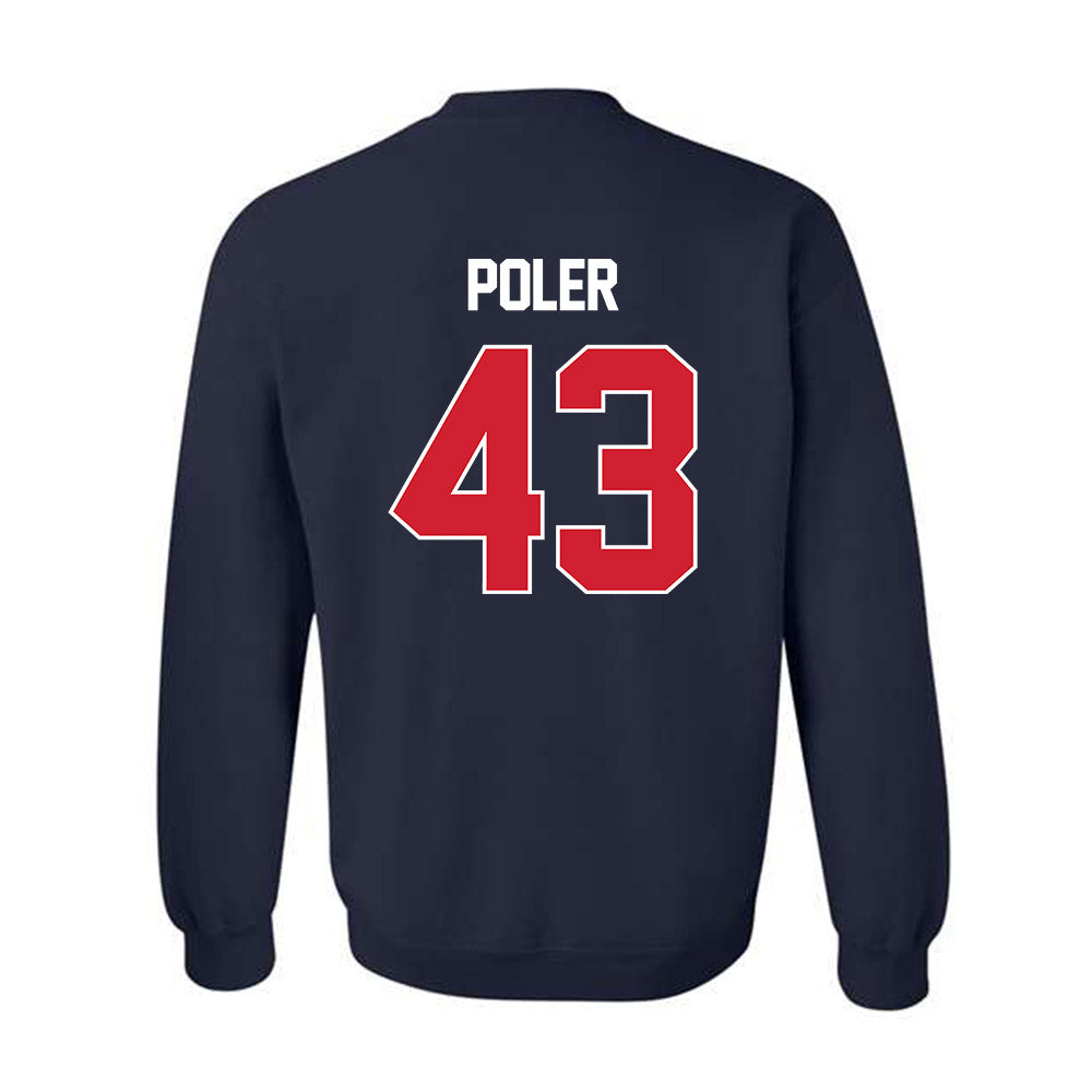 Gonzaga - NCAA Baseball : Bode Poler - Classic Shersey Crewneck Sweatshirt-1