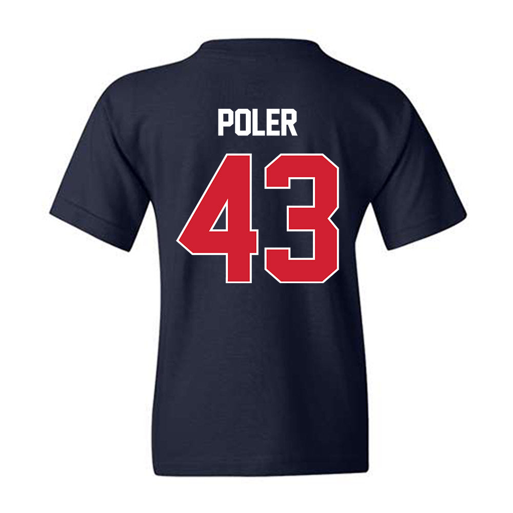 Gonzaga - NCAA Baseball : Bode Poler - Classic Shersey Youth T-Shirt-1