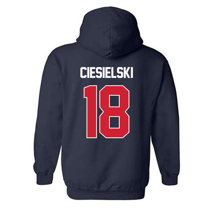 Gonzaga - NCAA Baseball : Cooper Ciesielski - Classic Shersey Hooded Sweatshirt-1