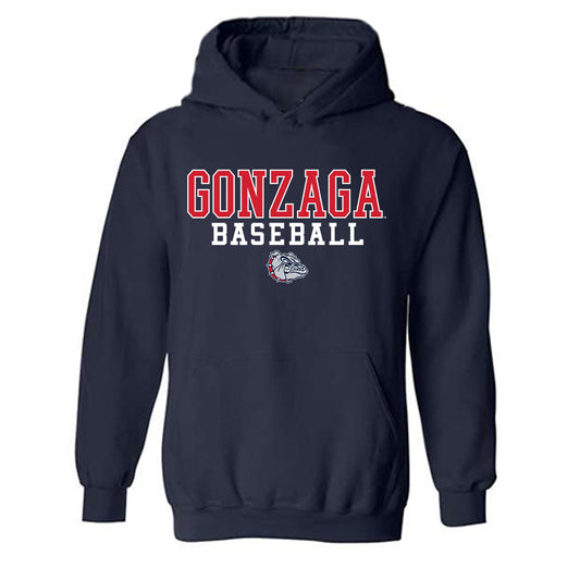 Gonzaga - NCAA Baseball : Finbar O'Brien - Classic Shersey Hooded Sweatshirt-0