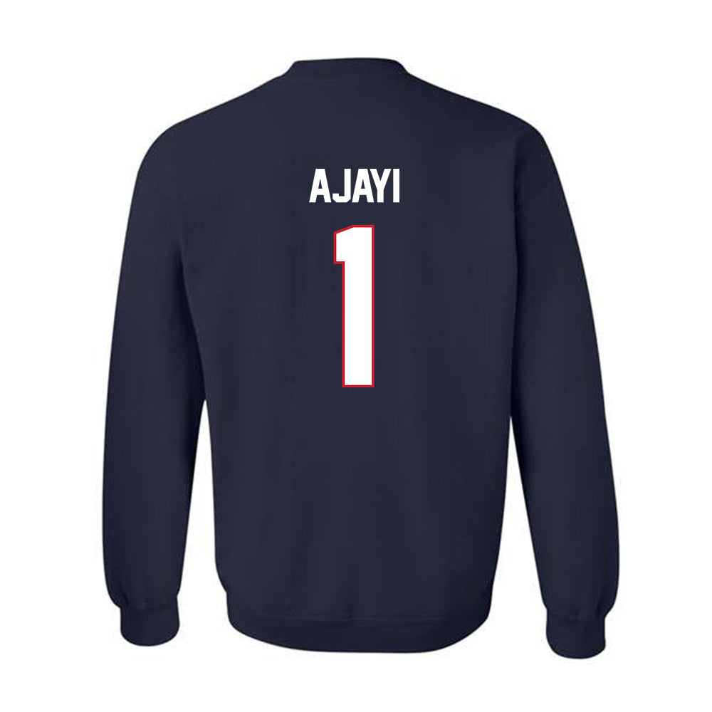 Gonzaga - NCAA Men's Basketball : Michael Ajayi - Classic Shersey Crewneck Sweatshirt-1