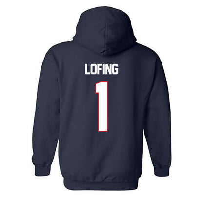 Gonzaga - NCAA Women's Basketball : Paige Lofing - Classic Shersey Hooded Sweatshirt-1