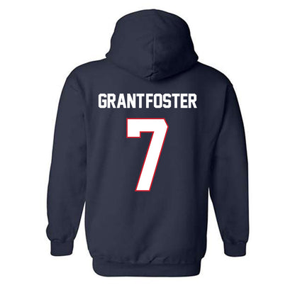 Gonzaga - NCAA Men's Basketball : Tyon Grant-Foster - Classic Shersey Hooded Sweatshirt-1
