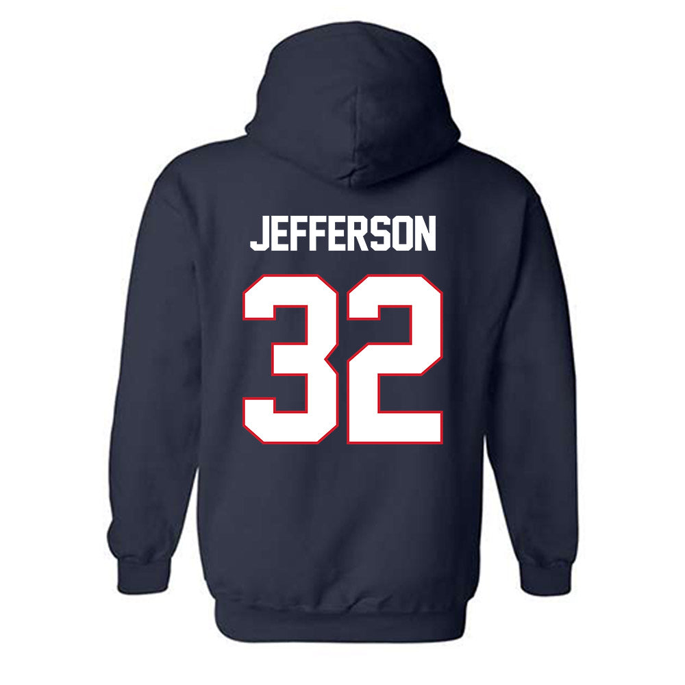 Gonzaga - NCAA Men's Basketball : Parker Jefferson - Classic Shersey Hooded Sweatshirt-1