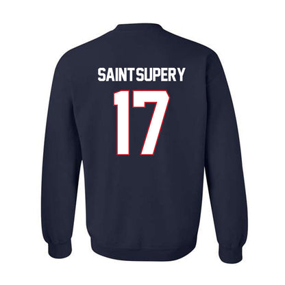 Gonzaga - NCAA Men's Basketball : Mario Saint-Supery - Classic Shersey Crewneck Sweatshirt-1