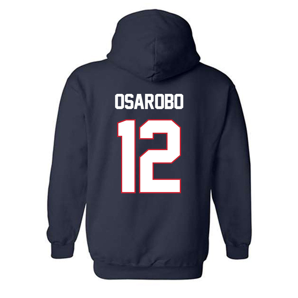 Gonzaga - NCAA Women's Basketball : Christabel Osarobo - Classic Shersey Hooded Sweatshirt-1
