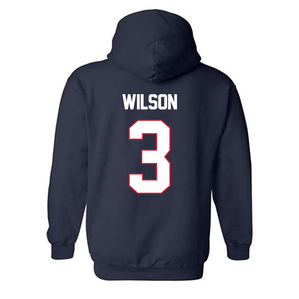 Gonzaga - NCAA Women's Basketball : Julia Wilson - Classic Shersey Hooded Sweatshirt-1