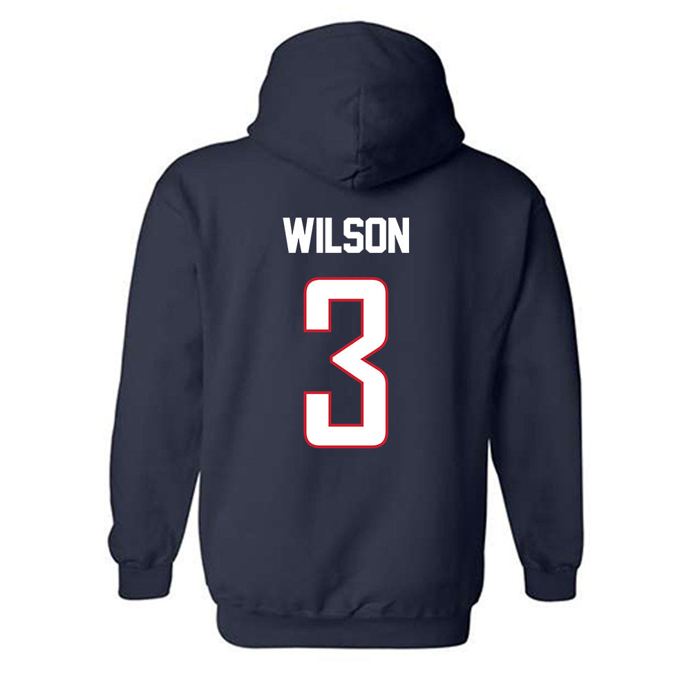 Gonzaga - NCAA Women's Basketball : Julia Wilson - Classic Shersey Hooded Sweatshirt-1