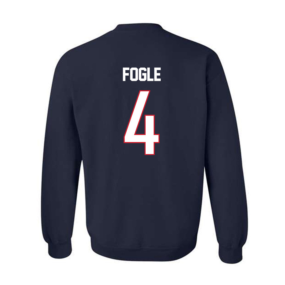 Gonzaga - NCAA Men's Basketball : Davis Fogle - Classic Shersey Crewneck Sweatshirt-1