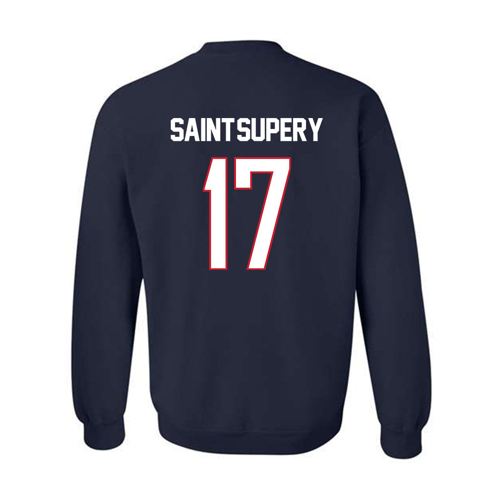 Gonzaga - NCAA Men's Basketball : Mario Saint-Supery - Classic Shersey Crewneck Sweatshirt-1