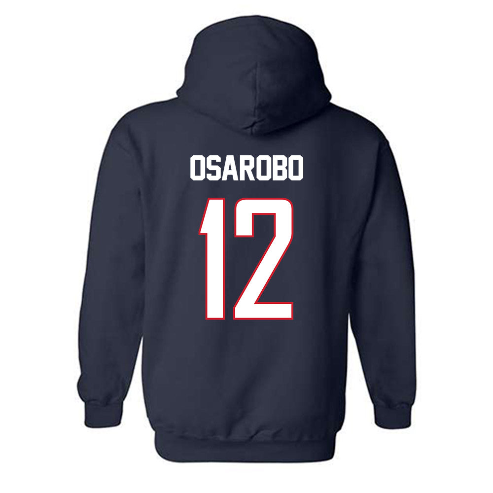 Gonzaga - NCAA Women's Basketball : Christabel Osarobo - Classic Shersey Hooded Sweatshirt-1