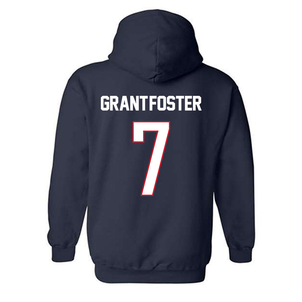 Gonzaga - NCAA Men's Basketball : Tyon Grant-Foster - Classic Shersey Hooded Sweatshirt-1
