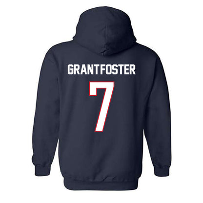 Gonzaga - NCAA Men's Basketball : Tyon Grant-Foster - Classic Shersey Hooded Sweatshirt-1