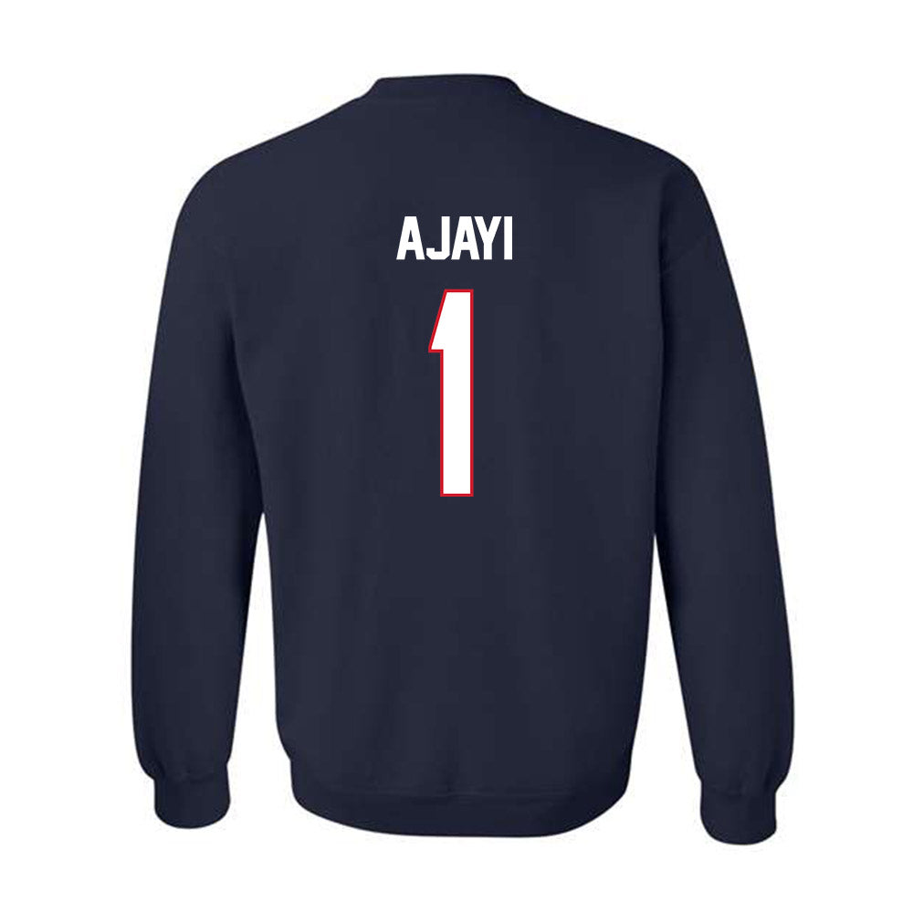 Gonzaga - NCAA Men's Basketball : Michael Ajayi - Classic Shersey Crewneck Sweatshirt-1