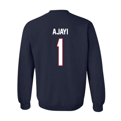 Gonzaga - NCAA Men's Basketball : Michael Ajayi - Classic Shersey Crewneck Sweatshirt-1