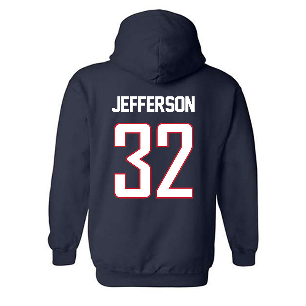 Gonzaga - NCAA Men's Basketball : Parker Jefferson - Classic Shersey Hooded Sweatshirt-1