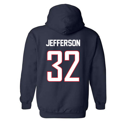 Gonzaga - NCAA Men's Basketball : Parker Jefferson - Classic Shersey Hooded Sweatshirt-1