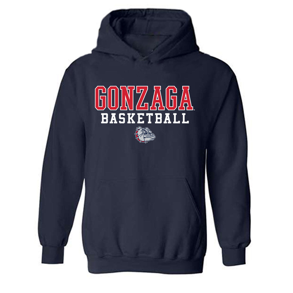 Gonzaga - NCAA Men's Basketball : Davis Fogle - Classic Shersey Hooded Sweatshirt-0