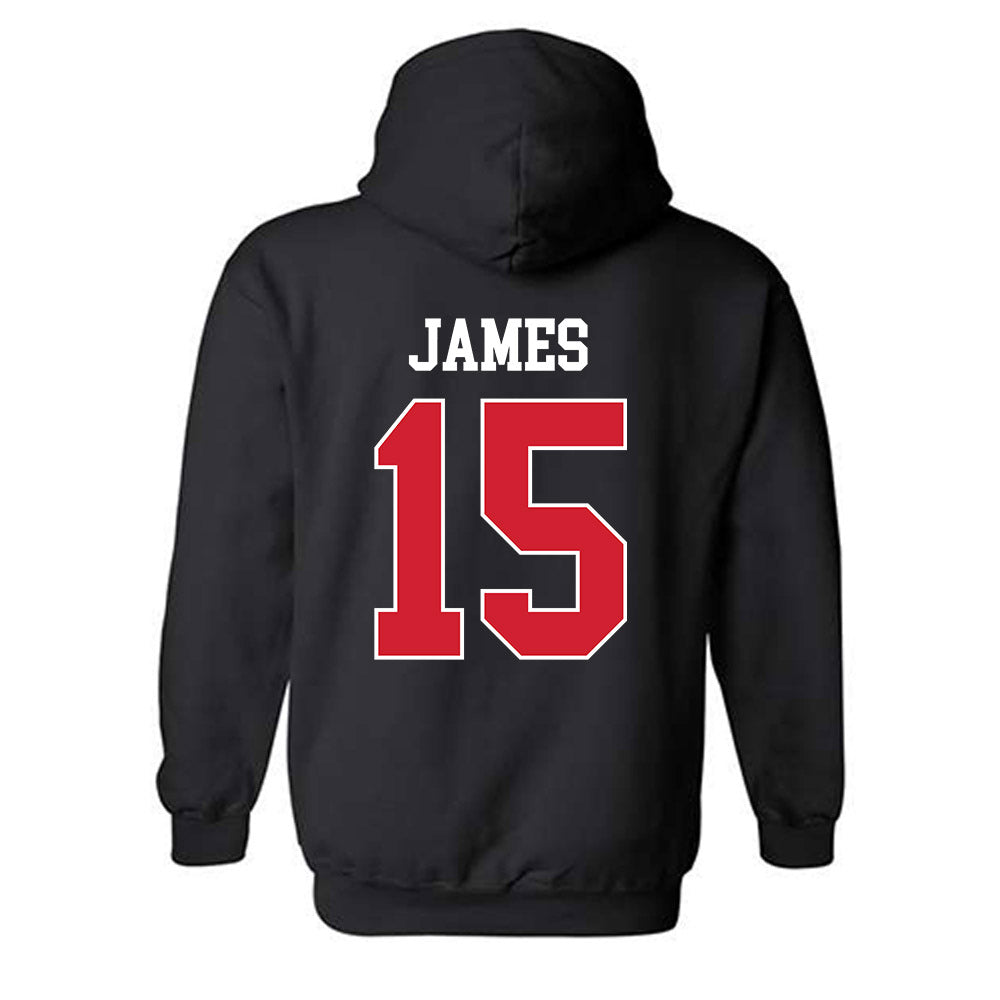 Houston - NCAA Football : Will James - Classic Shersey Hooded Sweatshirt-1