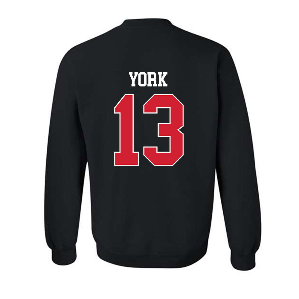 Houston - NCAA Football : Jayden York - Classic Shersey Crewneck Sweatshirt-1