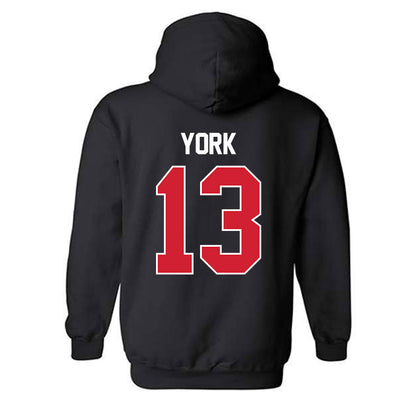 Houston - NCAA Football : Jayden York - Classic Shersey Hooded Sweatshirt-1