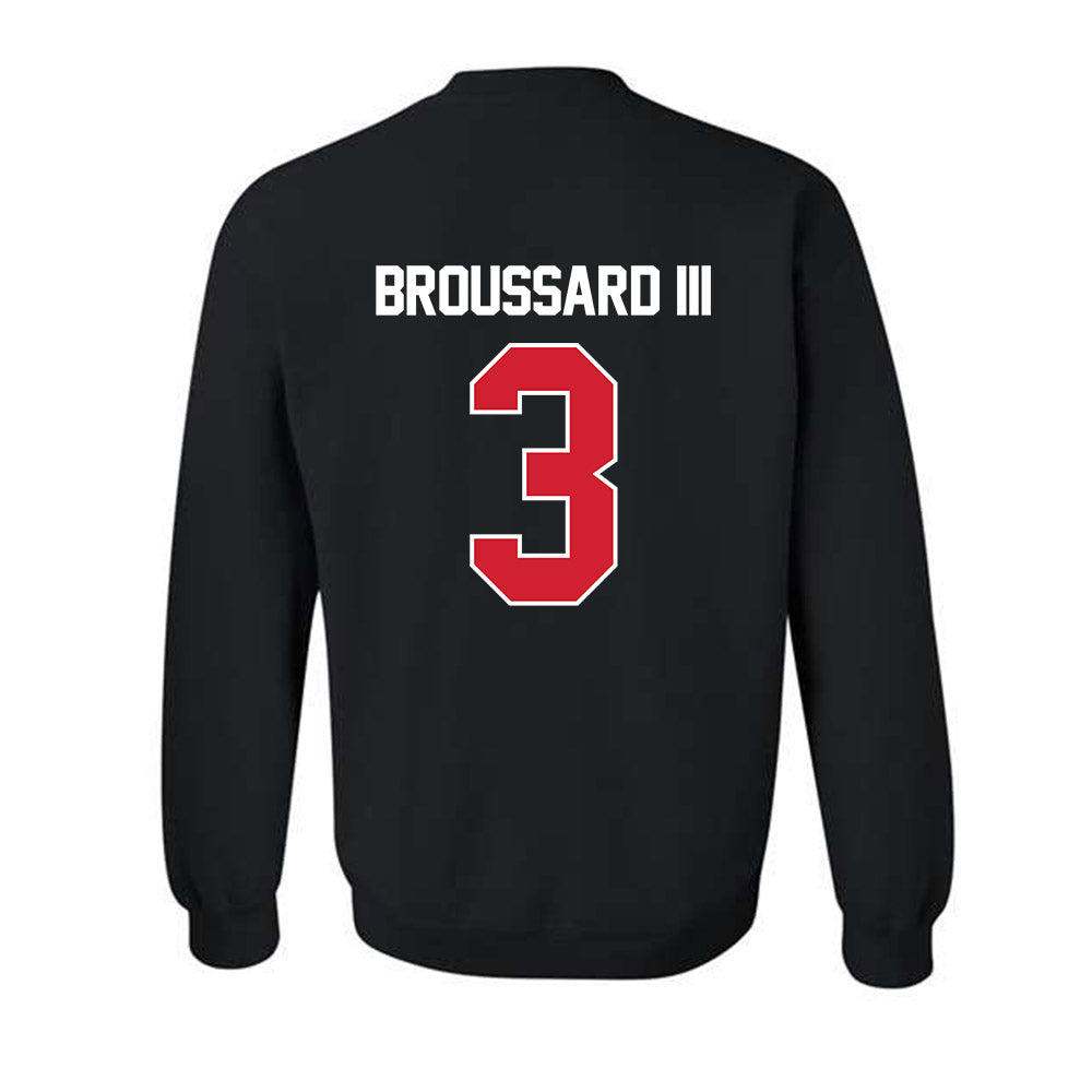 Houston - NCAA Football : Harvey Broussard III - Classic Shersey Crewneck Sweatshirt-1