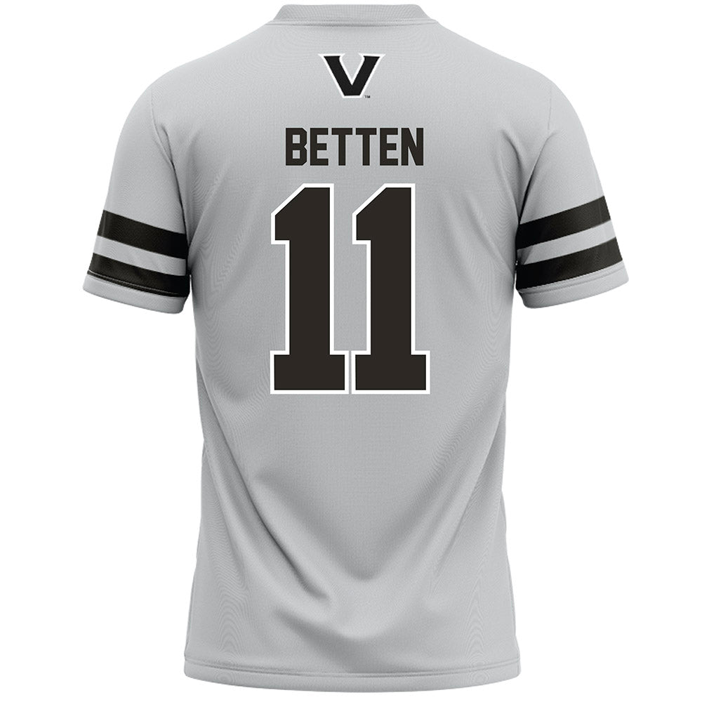 Vanderbilt - NCAA Women's Lacrosse : Cora Betten - Grey Lacrosse Jersey -1
