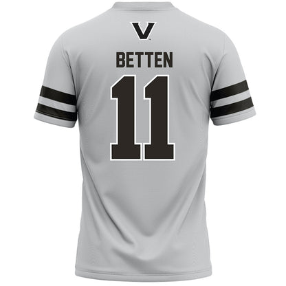 Vanderbilt - NCAA Women's Lacrosse : Cora Betten - Grey Lacrosse Jersey -1