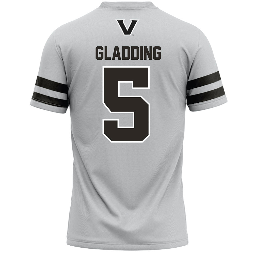 Vanderbilt - NCAA Women's Lacrosse : Alexandra Gladding - Grey Lacrosse Jersey -1